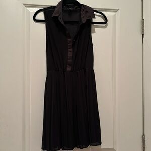 3/$10 forever 21 black collared  dress